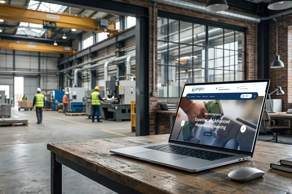 Développement d'un site vitrine pour la société Zengary Group